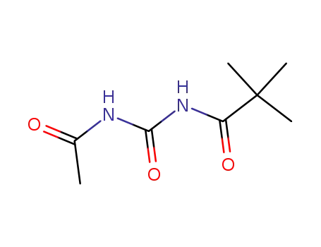Molecular Structure of 854643-13-3 (Urea,  1-acetyl-3-pivalyl-  (4CI))