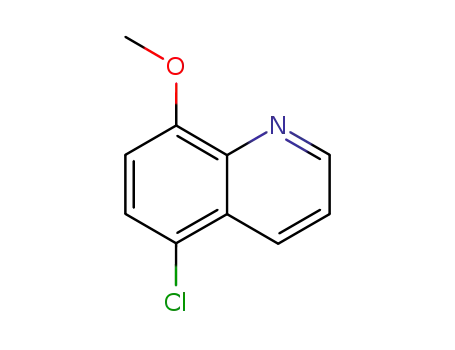 Molecular Structure of 17012-44-1 (5-Chloro-8-Methoxy-quinoline)