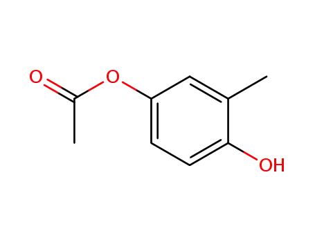 Molecular Structure of 705-81-7 (1,4-Benzenediol, 2-methyl-, 4-acetate)