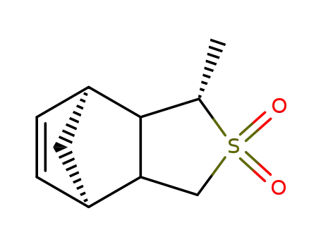 Molecular Structure of 88979-80-0 (4,7-Methanobenzo[c]thiophene, 1,3,3a,4,7,7a-hexahydro-1-methyl-,
2,2-dioxide)