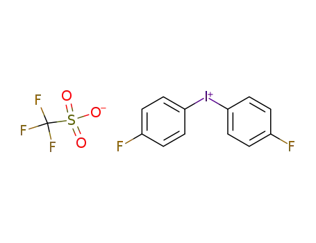 Molecular Structure of 732306-64-8 (bis(4-fluorophenyl)iodonium triflate)