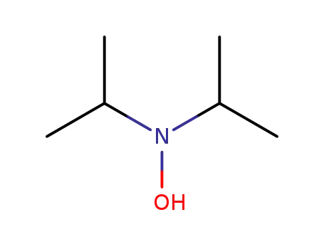 Molecular Structure of 5765-61-7 (N,N-diisopropylhydroxylamine)