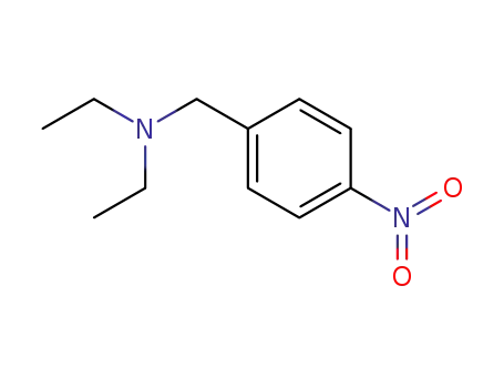 Molecular Structure of 27959-08-6 (N,N-diethyl-4-nitrobenzenemethanamine)