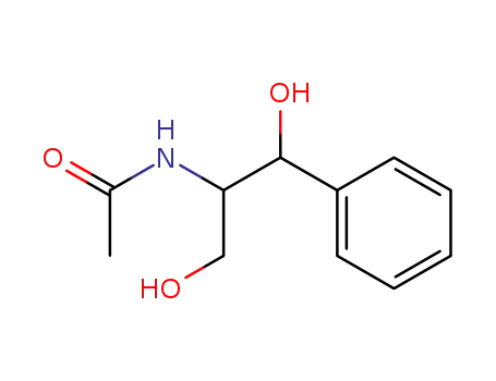 Molecular Structure of 91247-54-0 (1-Phenyl-2-acetamido-1,3-propandiol)