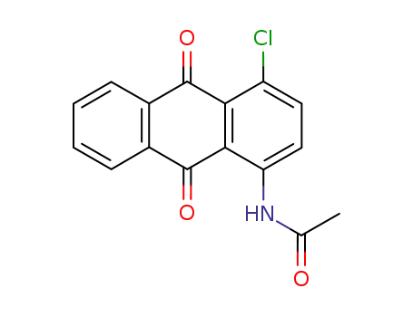 Molecular Structure of 10165-25-0 (Acetamide, N-(4-chloro-9,10-dihydro-9,10-dioxo-1-anthracenyl)-)