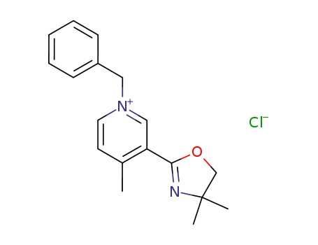 Pyridinium,
3-(4,5-dihydro-4,4-dimethyl-2-oxazolyl)-4-methyl-1-(phenylmethyl)-,
chloride