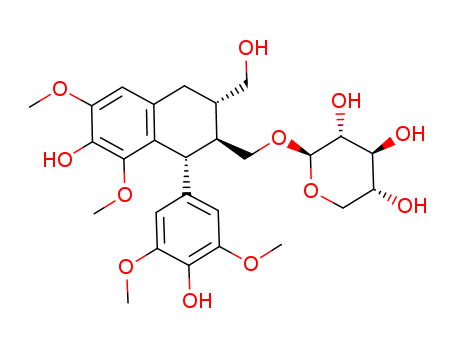 [(1R)-1,2,3,4-Tetrahydro-7-hydroxy-1β-(4-hydroxy-3,5-dimethoxyphenyl)-3β-hydroxymethyl-6,8-dimethoxynaphthalen-2α-yl]methyl β-D-xylopyranoside