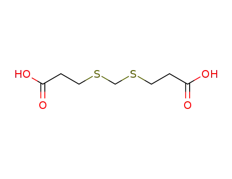 Molecular Structure of 4265-57-0 (METHYLENEBIS(3-MERCAPTOPROPIONIC ACID))