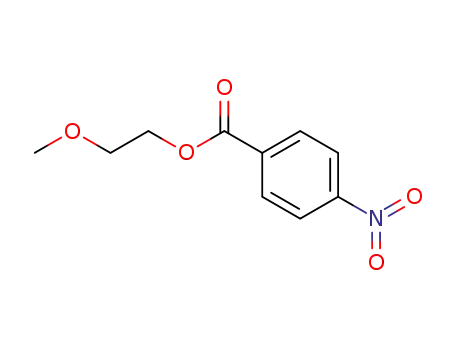Molecular Structure of 57455-01-3 (Ethanol, 2-methoxy-, 4-nitrobenzoate)