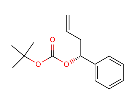 Molecular Structure of 423763-77-3 (Carbonic acid, 1,1-dimethylethyl (1R)-1-phenyl-3-butenyl ester)