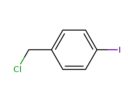 Molecular Structure of 54589-53-6 (p-Iodobenzylchloride)