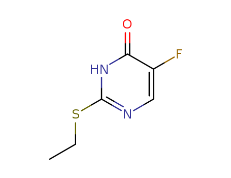 2-ethylsulfanyl-5-fluoro-3H-pyrimidin-4-one cas  659-00-7
