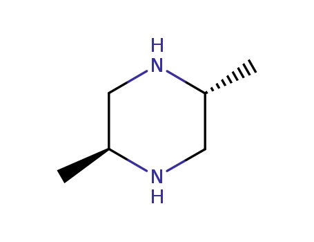 Molecular Structure of 2815-34-1 (trans-2,5-Dimethylpiperazine)