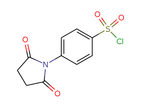 Molecular Structure of 40686-14-4 (Benzenesulfonyl chloride, 4-(2,5-dioxo-1-pyrrolidinyl)-)