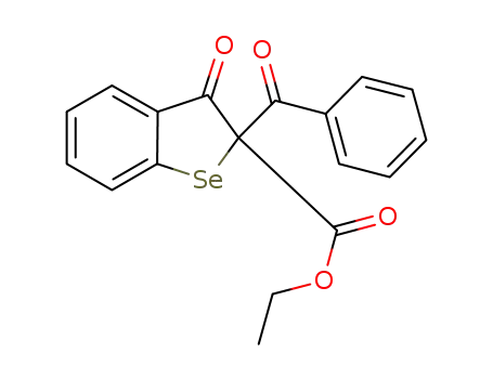 Molecular Structure of 1202447-73-1 (ethyl 2-benzoyl-3-oxo-2,3-dihydrobenzo[b]selenophene-2-carboxylate)