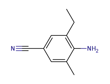 4-amino-3-ethyl-5-methylbenzonitrile