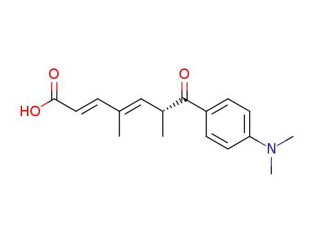 2,4-Heptadienoic acid,
7-[4-(dimethylamino)phenyl]-4,6-dimethyl-7-oxo-, (2E,4E,6R)-