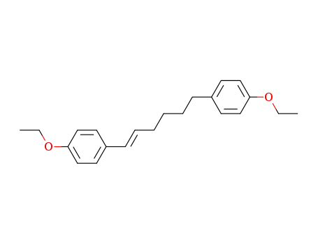 Molecular Structure of 102473-16-5 (1,6-bis-(4-ethoxy-phenyl)-hex-1-ene)