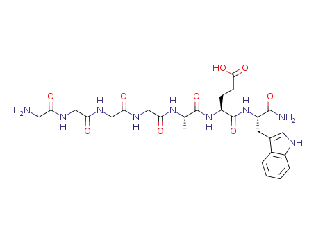 Molecular Structure of 1594873-76-3 (GGGGAEW-NH<sub>2</sub>)