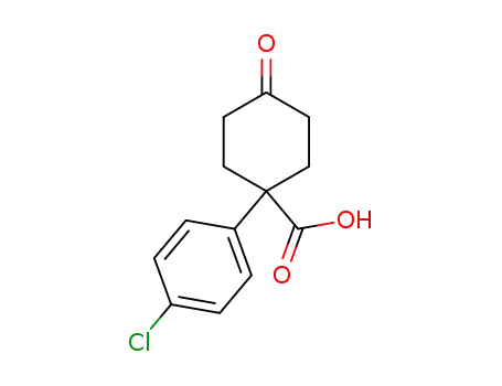 1-(4-CHLOROPHENYL)-4-OXOCYCLOHEXANECARBOXYLIC ACID
