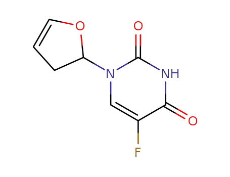 2,4(1H,3H)-Pyrimidinedione, 1-(2,3-dihydro-2-furanyl)-5-fluoro-