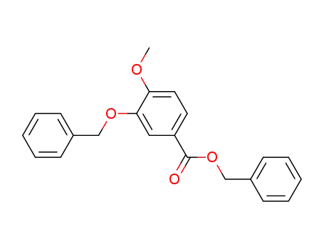 Benzoic acid, 4-methoxy-3-(phenylmethoxy)-, phenylmethyl ester