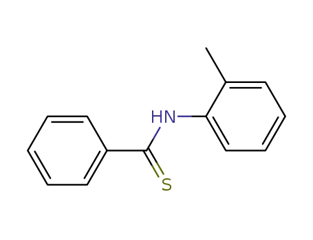 Molecular Structure of 26060-28-6 (Benzenecarbothioamide, N-(2-methylphenyl)-)