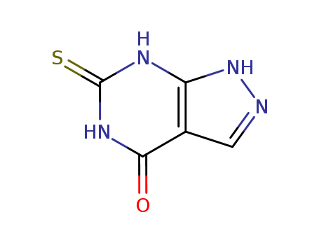 4H-Pyrazolo[3,4-d]pyrimidin-4-one,1,5,6,7-tetrahydro-6-thioxo- cas  24521-76-4