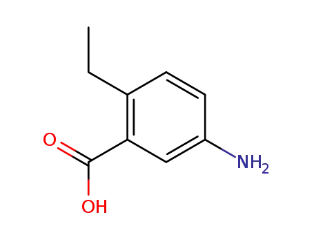 Molecular Structure of 118785-95-8 (Benzoic acid, 5-amino-2-ethyl-)