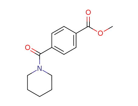 P-(Piperidinocarbonyl)-,benzoic acid methyl ester