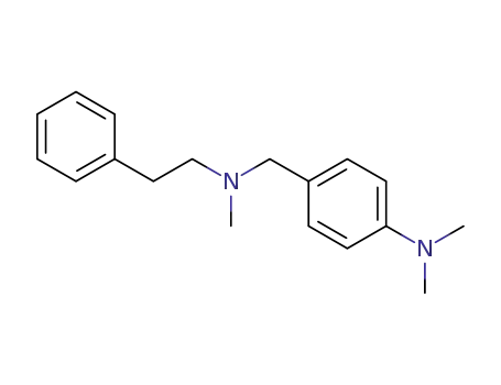 Molecular Structure of 415929-57-6 (N,N-dimethyl-4-((methyl(phenethyl)amino)methyl)aniline)