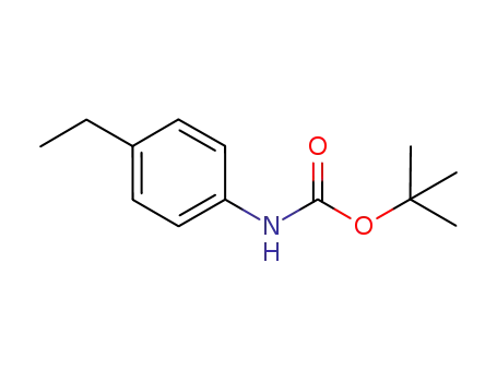 Molecular Structure of 1220120-57-9 (tert-butyl N-(p-ethylphenyl)carbamate)
