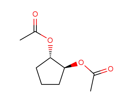 Molecular Structure of 133442-59-8 ((+/-)-trans-1,2-diacetoxycyclopentane)