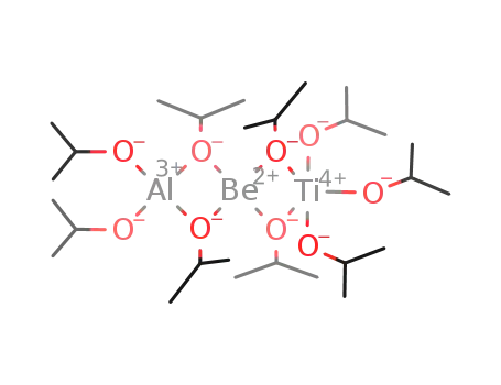Molecular Structure of 97823-34-2 (TiBeAl(OC<sub>3</sub>H<sub>7</sub>)9)