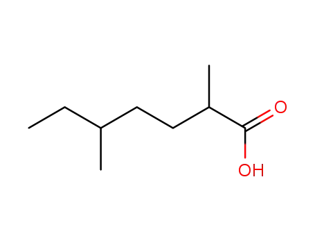 Molecular Structure of 15313-67-4 (2,5-diMethylheptanoic acid)