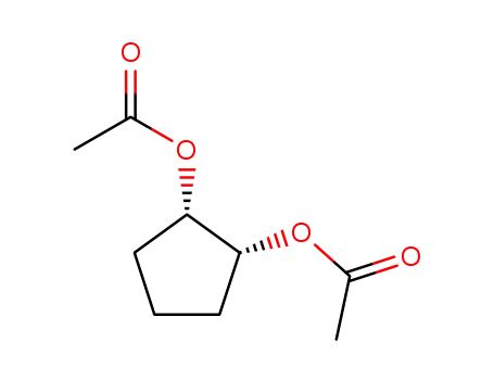 Molecular Structure of 26620-22-4 ((1R,2R)-cyclopentane-1,2-diyl diacetate)