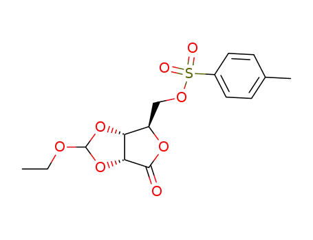Molecular Structure of 85694-12-8 (2,3-O-ethoxymethylene-5-O-toluenesulfonyl-D-ribonolactone)