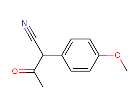 Benzeneacetonitrile, a-acetyl-4-methoxy-