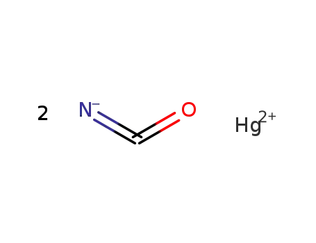 Molecular Structure of 3021-39-4 (Cyanic acid,mercury(2+) salt (8CI,9CI))