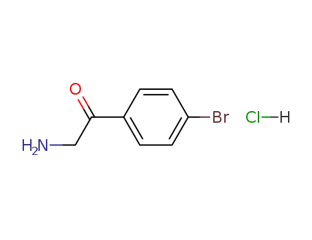 Molecular Structure of 5467-72-1 (2-AMINO-4'-BROMOACETOPHENONE HYDROCHLORIDE)