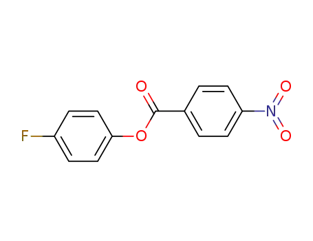 Molecular Structure of 347-82-0 (Phenol, 4-fluoro-, 4-nitrobenzoate)