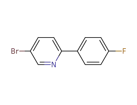 Molecular Structure of 463336-07-4 (5-BROMO-2-(4-FLUOROPHENYL)PYRIDINE)
