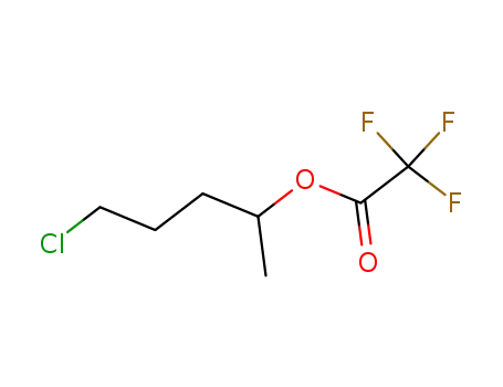 Molecular Structure of 18804-32-5 (1-chloro-4-trifluoroacetoxy-pentane)