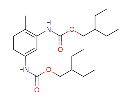 Molecular Structure of 1195975-93-9 (toluene-2,4-dicarbamic acid bis(2-ethylbutyl) ester)