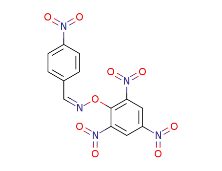 Benzaldehyde, 4-nitro-, O-(2,4,6-trinitrophenyl)oxime, (E)-