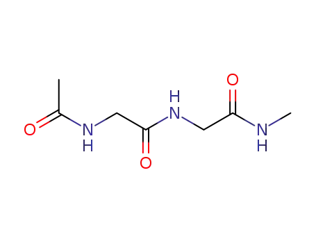 Molecular Structure of 27439-99-2 (Glycinamide, N-acetylglycyl-N-methyl-)
