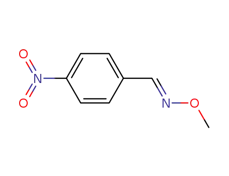 Molecular Structure of 54615-10-0 (Benzaldehyde, 4-nitro-, O-methyloxime, (E)-)