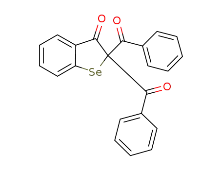 Molecular Structure of 1202447-74-2 (2,2-dibenzoylbenzo[b]selenophen-3(2H)-one)