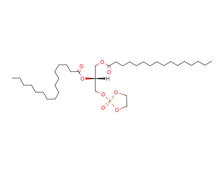 Molecular Structure of 59540-20-4 (2-(1',2'-dipalmitoyl-sn-glycero)-2-oxo-1,3,2-dioxaphospholane)