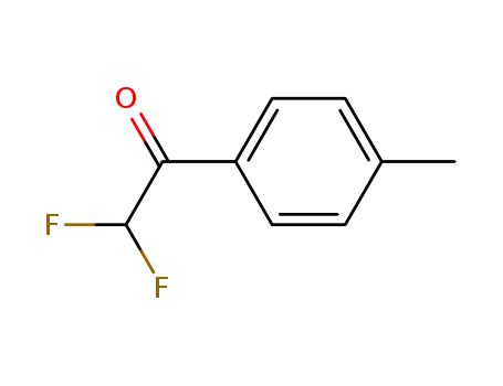 Molecular Structure of 704-36-9 (Ethanone, 2,2-difluoro-1-(4-methylphenyl)- (9CI))